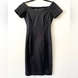 Zara black classic sheath dress